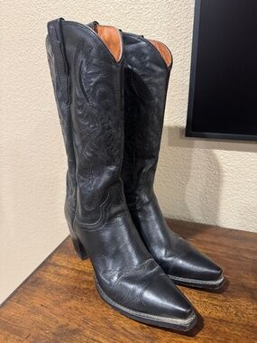 Black Dan Post Western Boots - Ladies